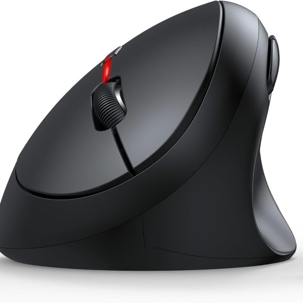 Vertical Wireless Mouse – 4800 DPI (5 Adjustable Levels), 6 Buttons, 2.4G