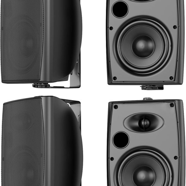 Outdoor Wall-Mounted Bluetooth Speaker – 800W Waterproof, Wired/Wireless