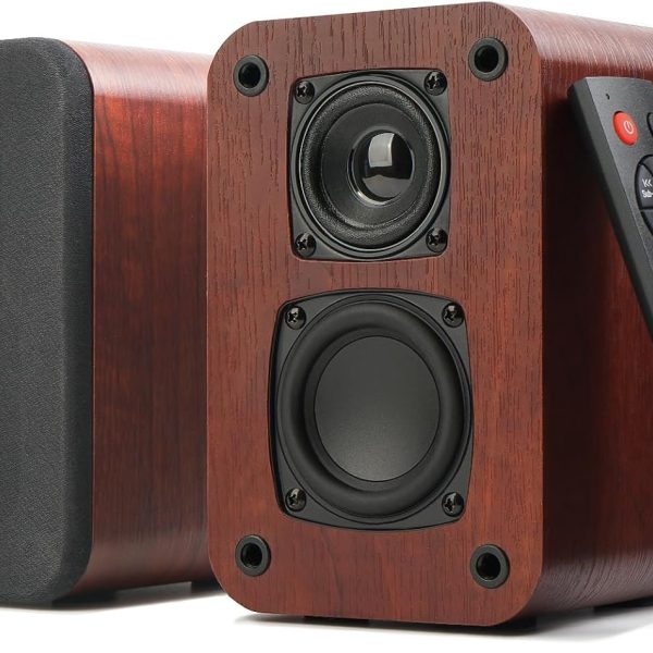 40W Active Bluetooth Bookshelf Speakers – Dedicated for Turntables