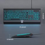 Large-Print Backlit Keyboard with Wrist Rest – 7-Color Backlight, USB Plug-and-Play - Image 2